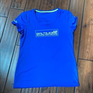 Under Armour short sleeved Baltimore running shirt